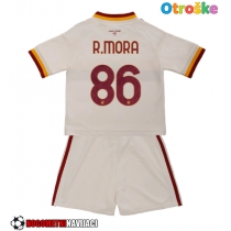 Otroške Nogometnih dresov AS Roma Rodrigo Mora #86 Gostujoči 2026-27 Kratki rokavi (+ hlače)